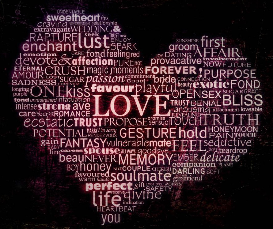 Love Words - ingilizce Resimli Sözler sevgi Sözleri kalp